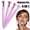 4 in 1 Waterproof Makeup Pen for Eyebrow, Lip & Highlighter