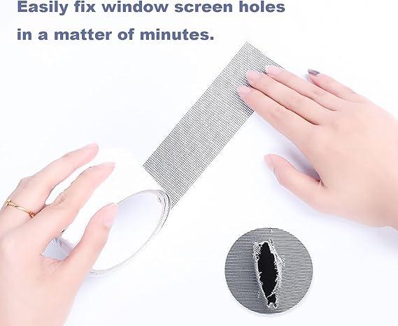 Window Screen Repair Mesh Tape Roll 2M – Strong Anti-Insect Patch for Easy Fix