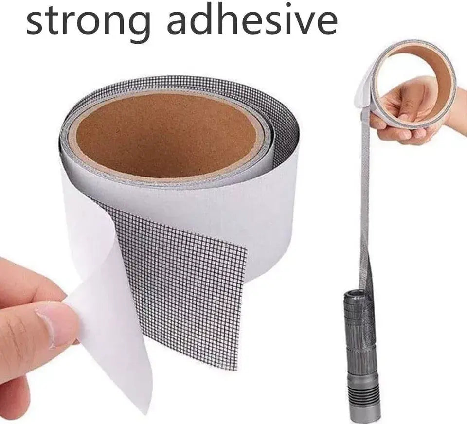 Window Screen Repair Mesh Tape Roll 2M – Strong Anti-Insect Patch for Easy Fix