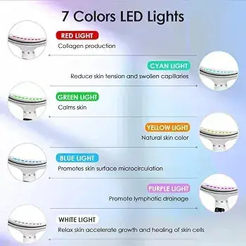 LED Face Lifting Machine – 7 Color Neck & Face Massager with 7 Modes & 3 Levels