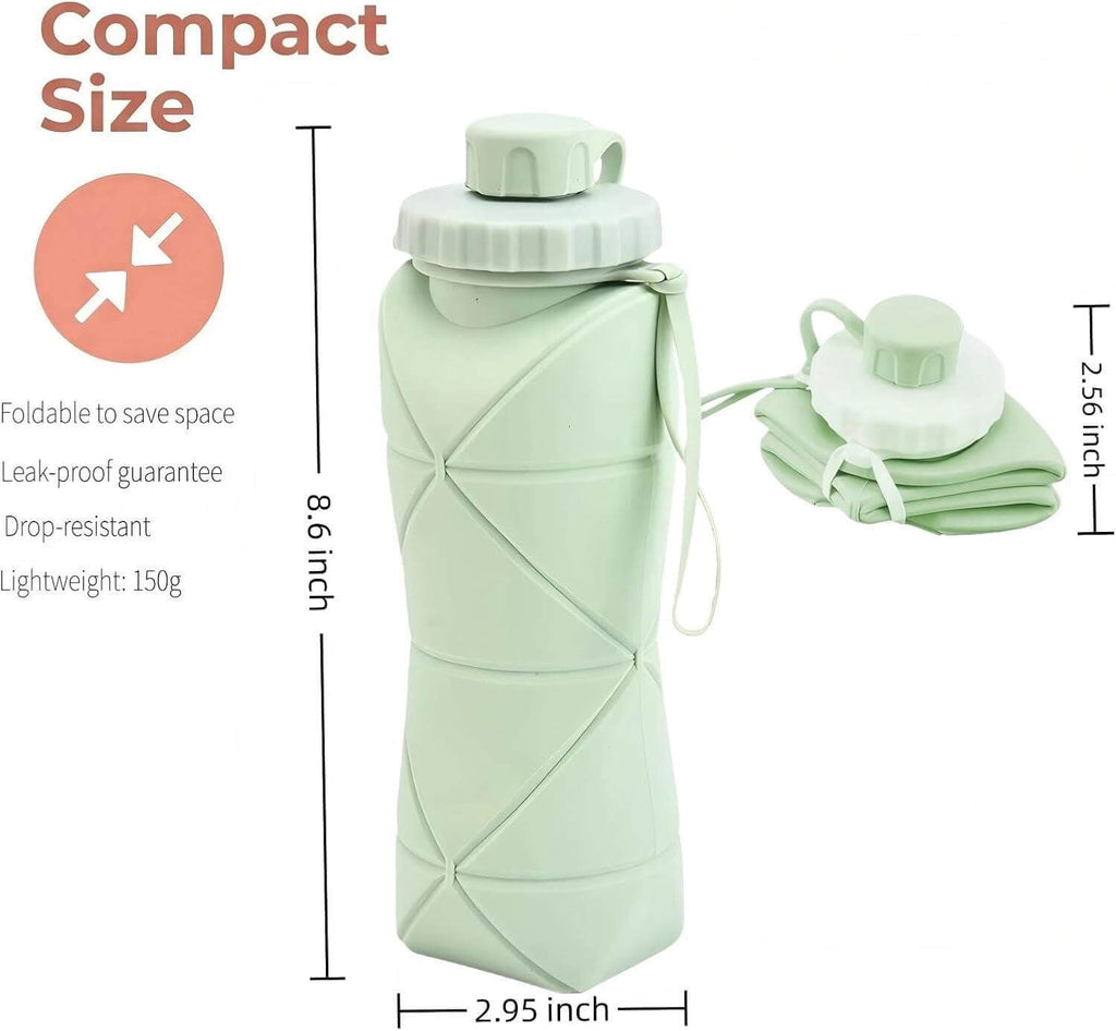 Foldable Water Bottle – Lightweight & Leakproof for Travel & Hiking