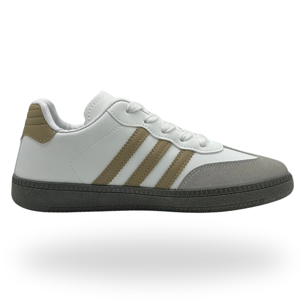 Adidas Samba White & Brown Unisex Sneakers – Classic Street Style Shoes