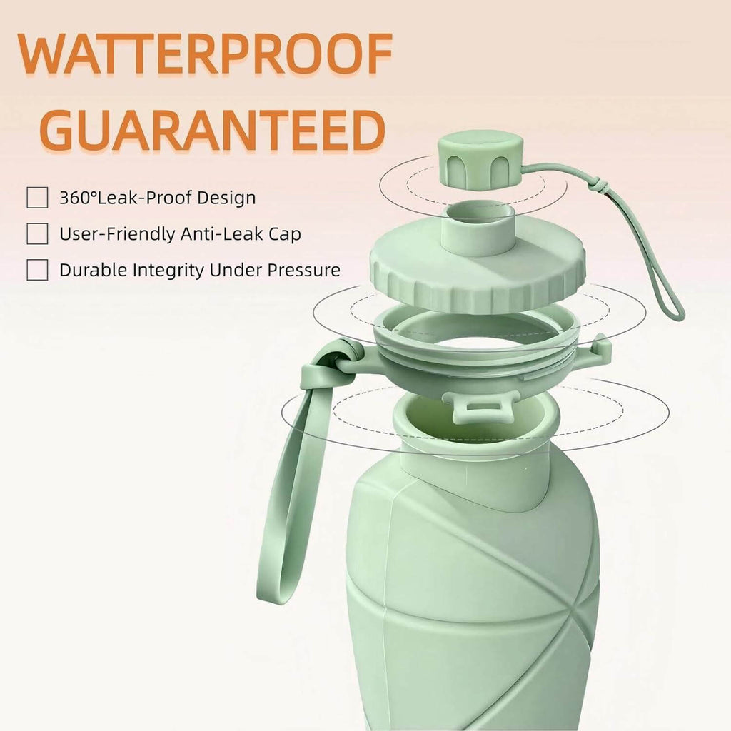 Foldable Water Bottle – Lightweight & Leakproof for Travel & Hiking