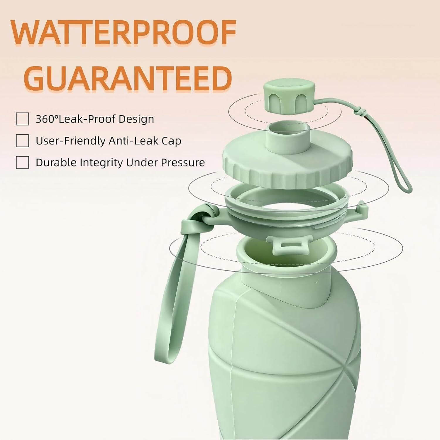 Foldable Water Bottle – Lightweight & Leakproof for Travel & Hiking