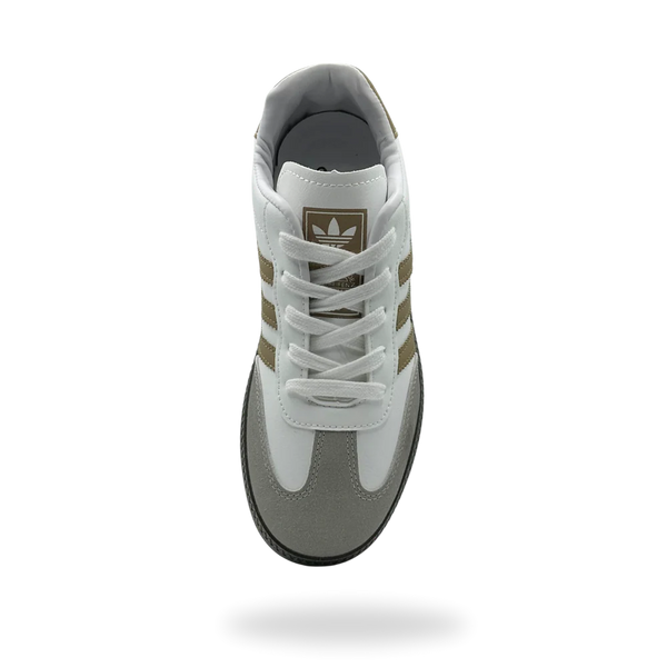Adidas Samba White & Brown Unisex Sneakers – Classic Street Style Shoes