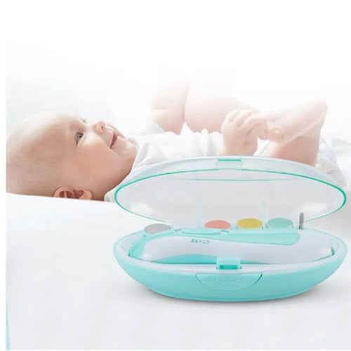 6 in 1 Electric Baby Nail Grinder – Safe Nail Trimmer for Newborns & Kids