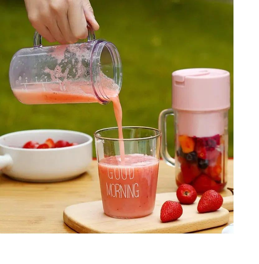 Portable USB Juicer Blender 500ml – Rechargeable Smoothie Maker Cup