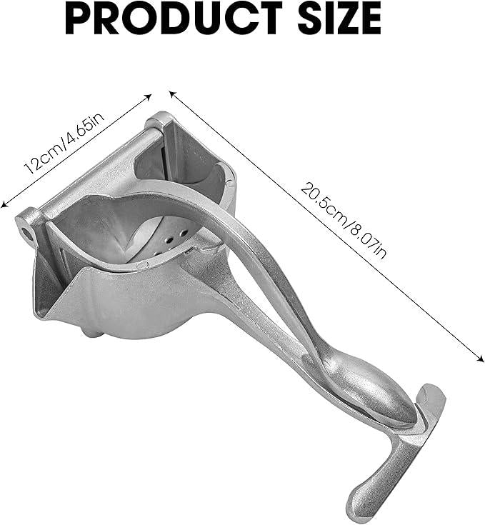 Premium Hand Press Fruit Juicer – Durable Alloy Lemon Squeezer for Fresh Citrus Juice