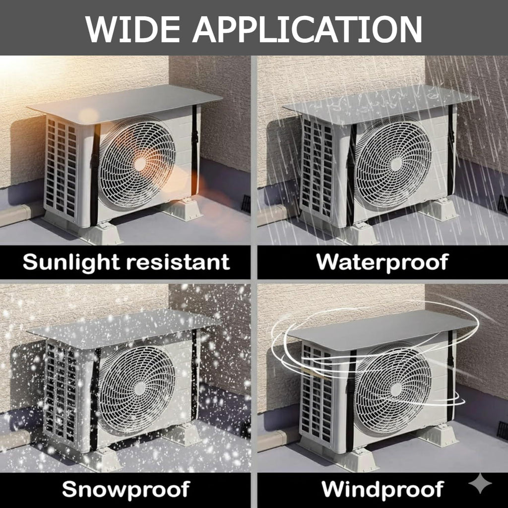 AC Outdoor Unit Cover – Heat Insulation Sun Shade Protector Dustproof & Waterproof