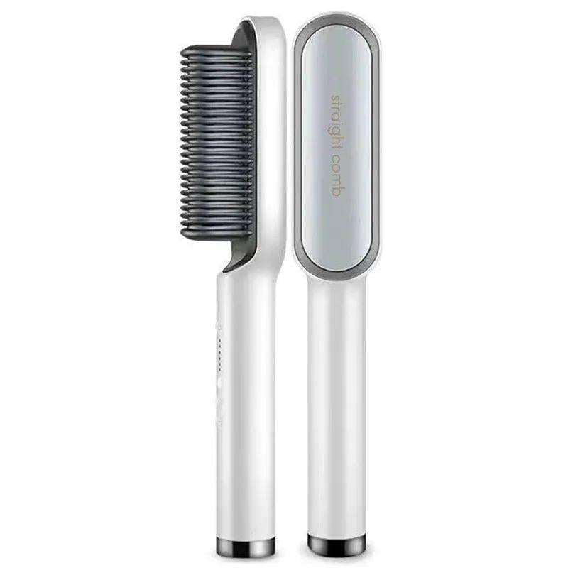 909 Hair Straightener Brush for Girls – Electric Hair Styling Comb Brush Multi Color