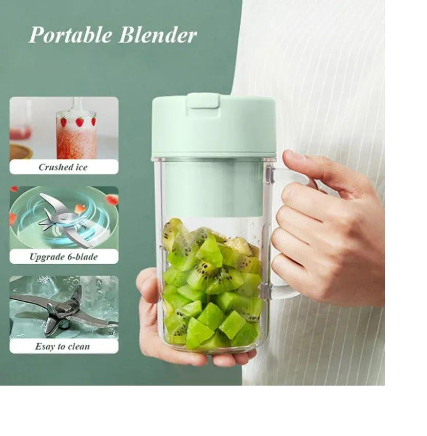 Portable USB Juicer Blender 500ml – Rechargeable Smoothie Maker Cup