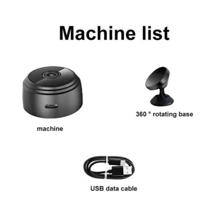A9 Mini WiFi Camera – HD Night Vision Smart Security Cam for Home