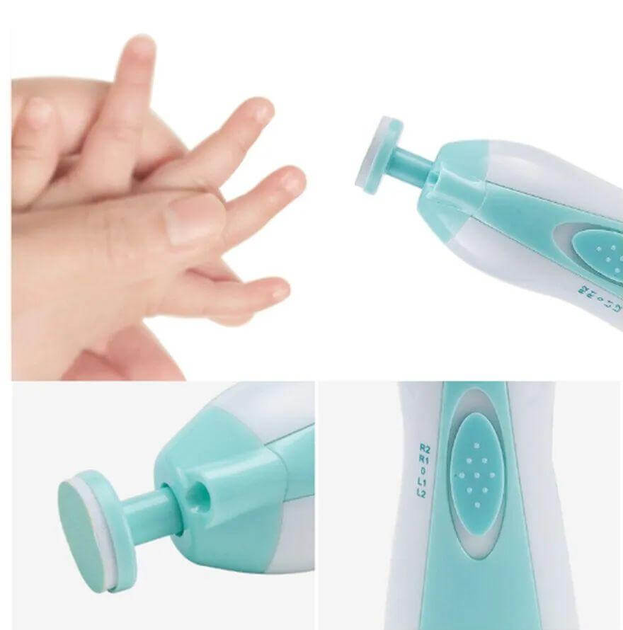6 in 1 Electric Baby Nail Grinder – Safe Nail Trimmer for Newborns & Kids