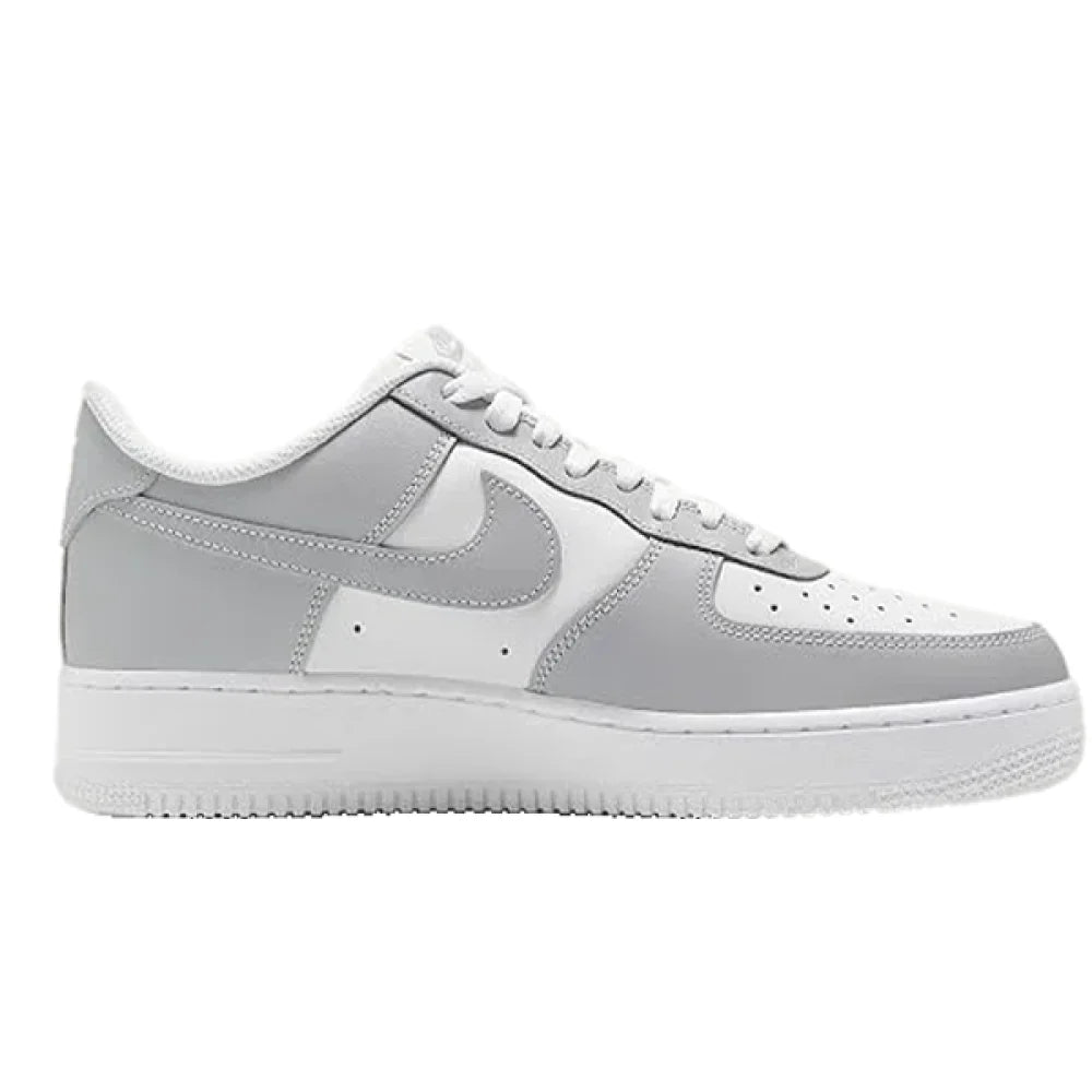 Nike Air Force 1 Low Unisex Shoe - Grey and White