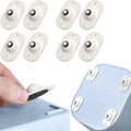 4PCS Universal Adhesive Pulley Wheels – 360 Degree Rotating Mini Casters for Easy Movement