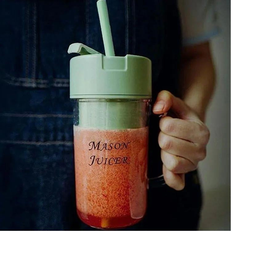 Portable USB Juicer Blender 500ml – Rechargeable Smoothie Maker Cup