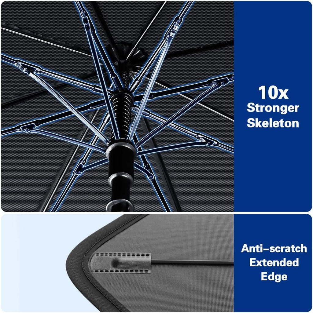 Car Sun Shade Umbrella Foldable Windshield UV Protection Heat Block Cover