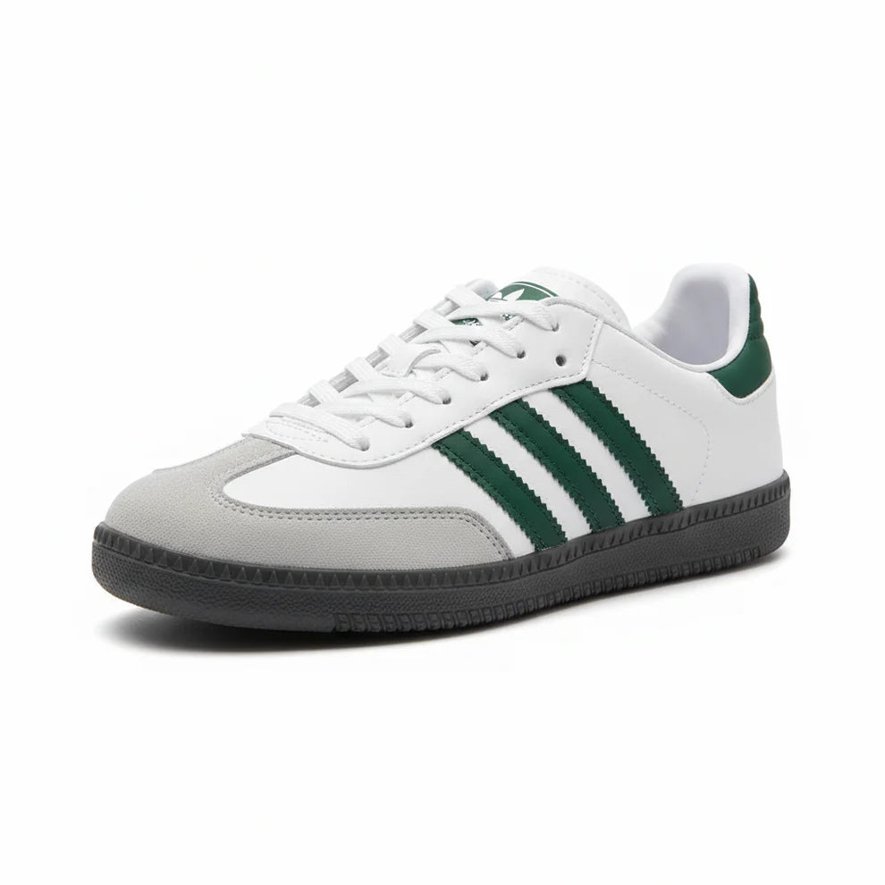 Adidas Samba Green & White Unisex Sneakers | Premium Casual Shoes