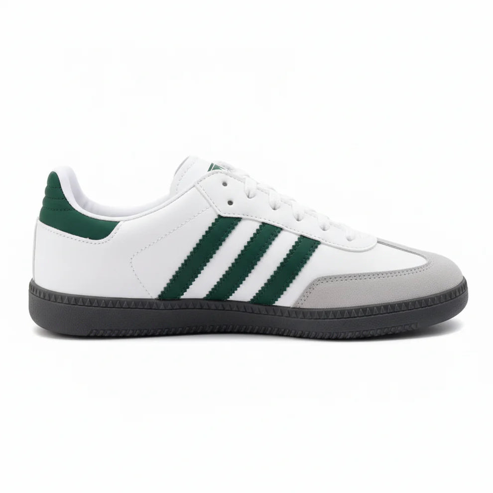 Adidas Samba Green & White Unisex Sneakers | Premium Casual Shoes