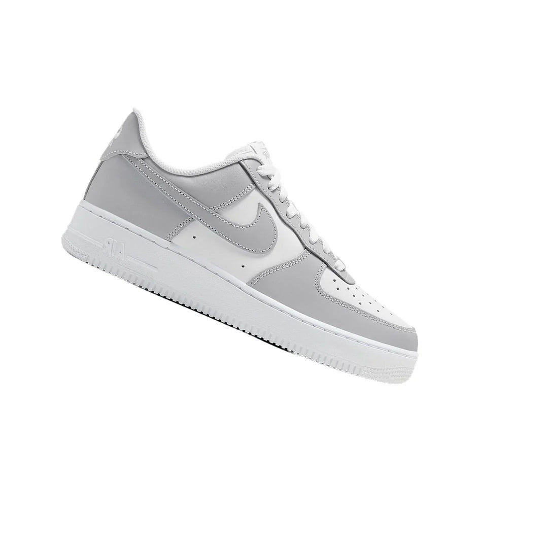 Nike Air Force 1 Low Unisex Shoe - Grey and White