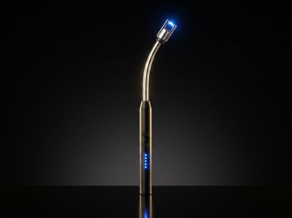 USB Electric Lighter – Windproof Rechargeable Flame-Free Lighter