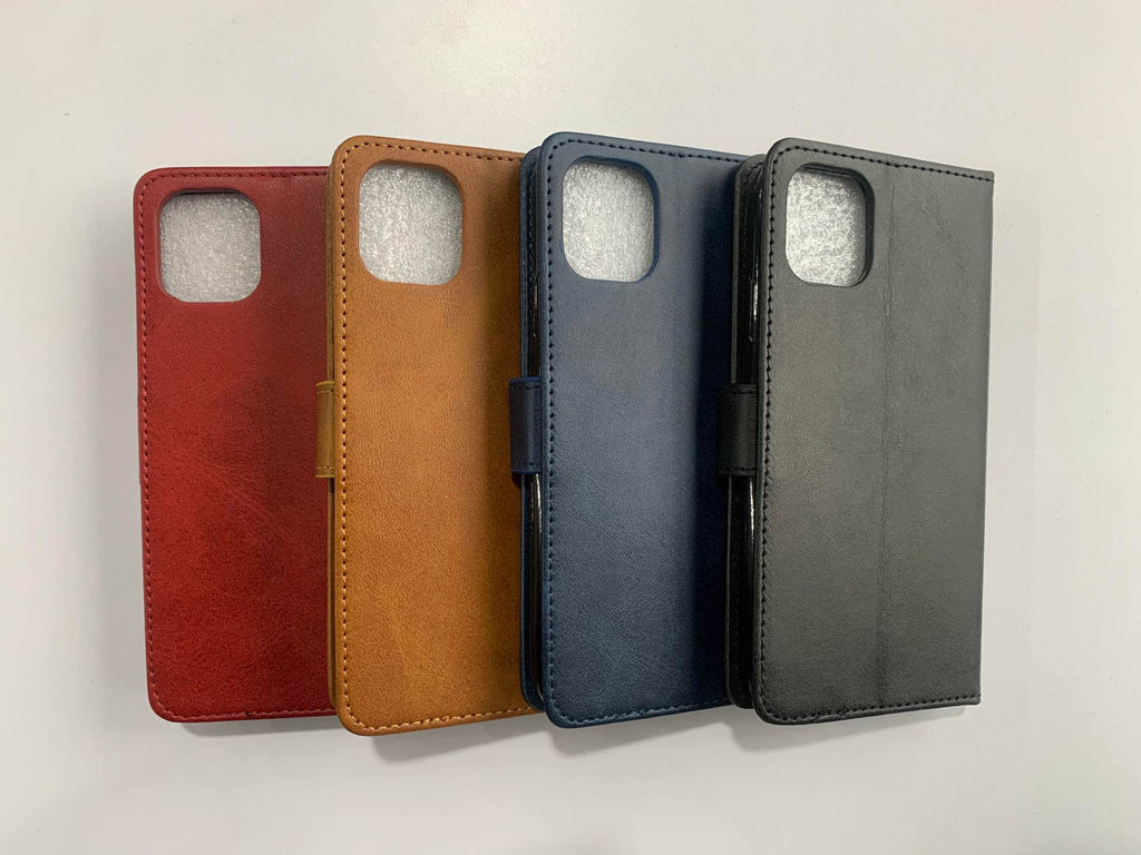 iPhone Premium Flip Book Case – High Quality Leather Wallet Design