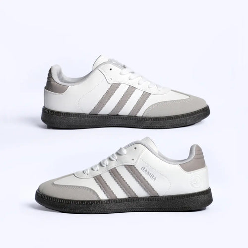 Adidas Samba Grey & White Unisex Sneakers