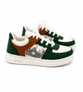 Urban Wave Premium Casual Sneakers – Green/Brown | Men's Shoes