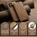iPhone Premium Flip Book Case – High Quality Leather Wallet Design