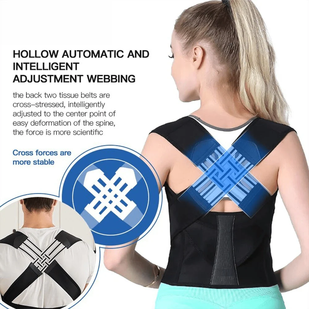 Spider Belt Adjustable Posture Corrector – Back & Shoulder Support Belt for Men & Women