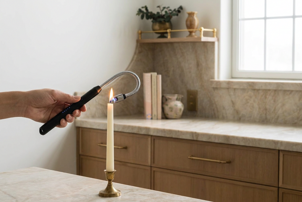 USB Electric Lighter – Windproof Rechargeable Flame-Free Lighter