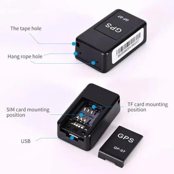 Mini GPS Tracker – Real-Time Car & Bike Tracking Device (Compact & Powerful)