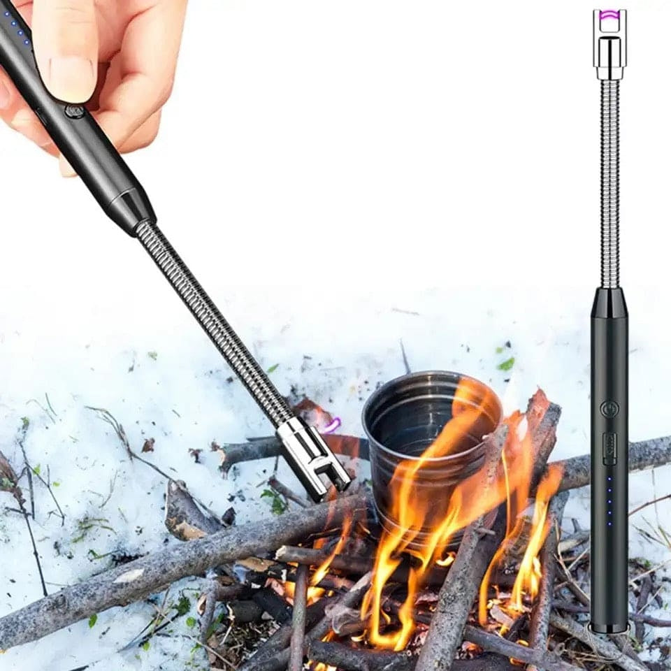 USB Electric Lighter – Windproof Rechargeable Flame-Free Lighter