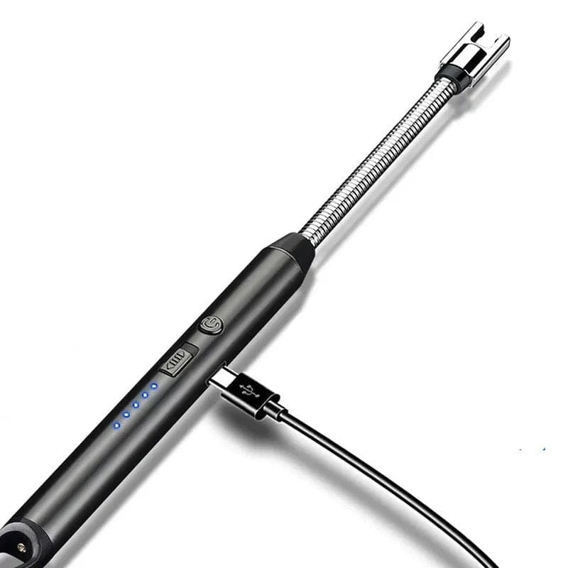USB Electric Lighter – Windproof Rechargeable Flame-Free Lighter