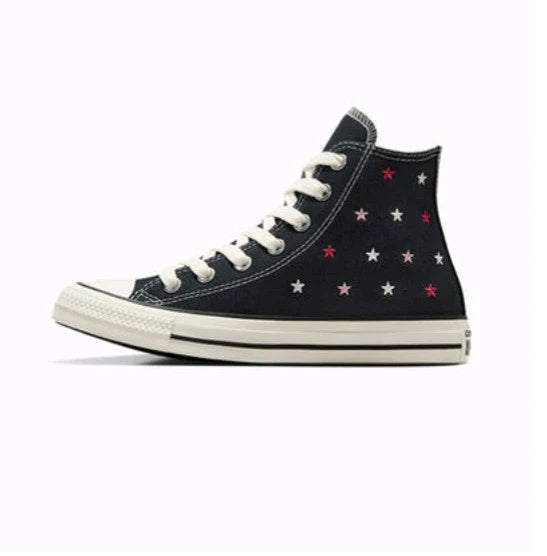 Converse CTAS Hi Stars Crystal Energy Black High-Top Sneakers A12206F | Premium Unisex Converse Shoes