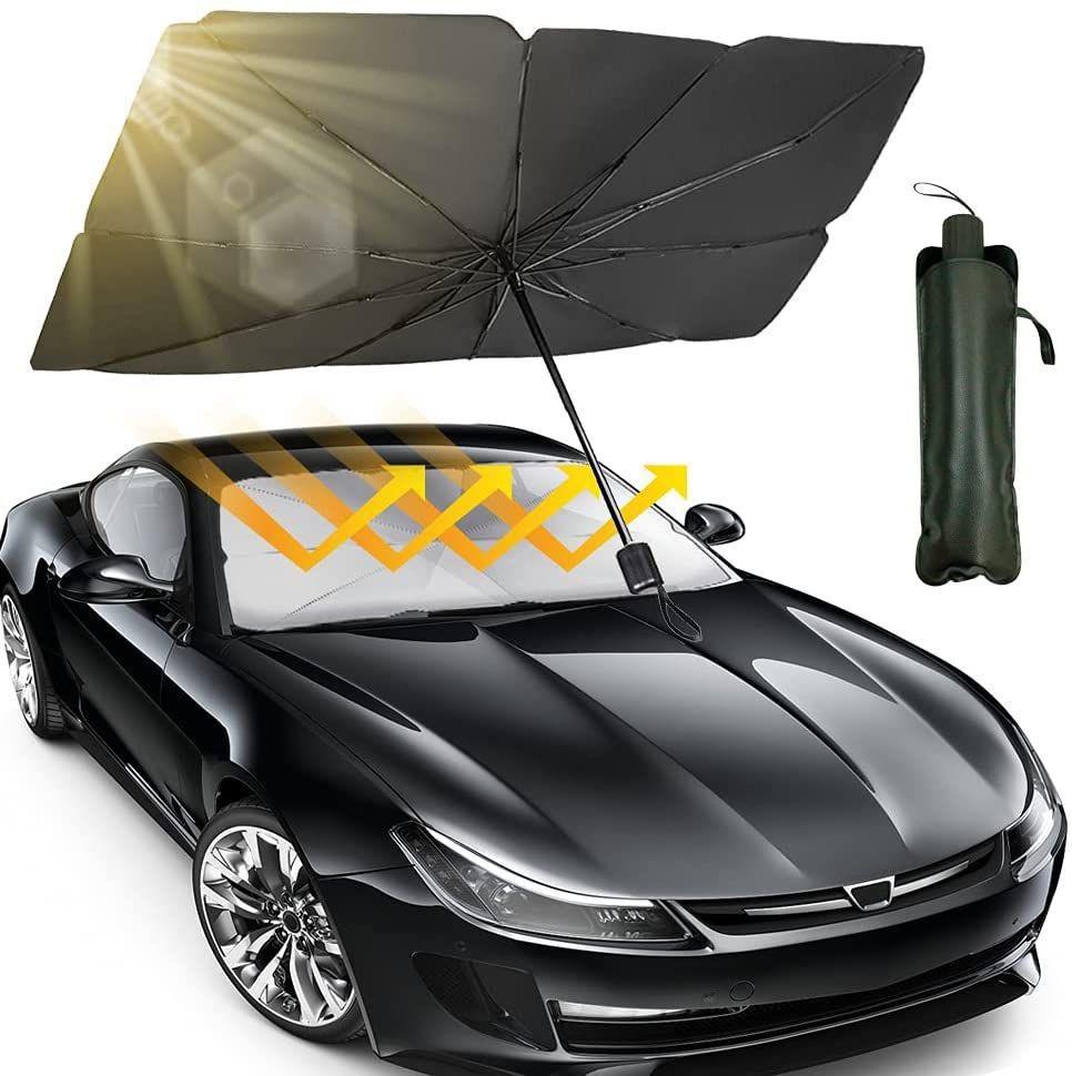 Car Sun Shade Umbrella Foldable Windshield UV Protection Heat Block Cover